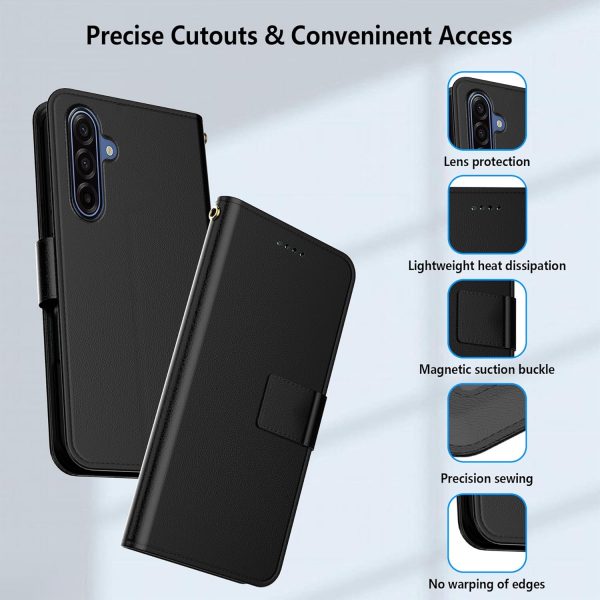 Aiziki For Samsung Galaxy A17 5G Phone Case, Leather Flip Ca... - Image 7
