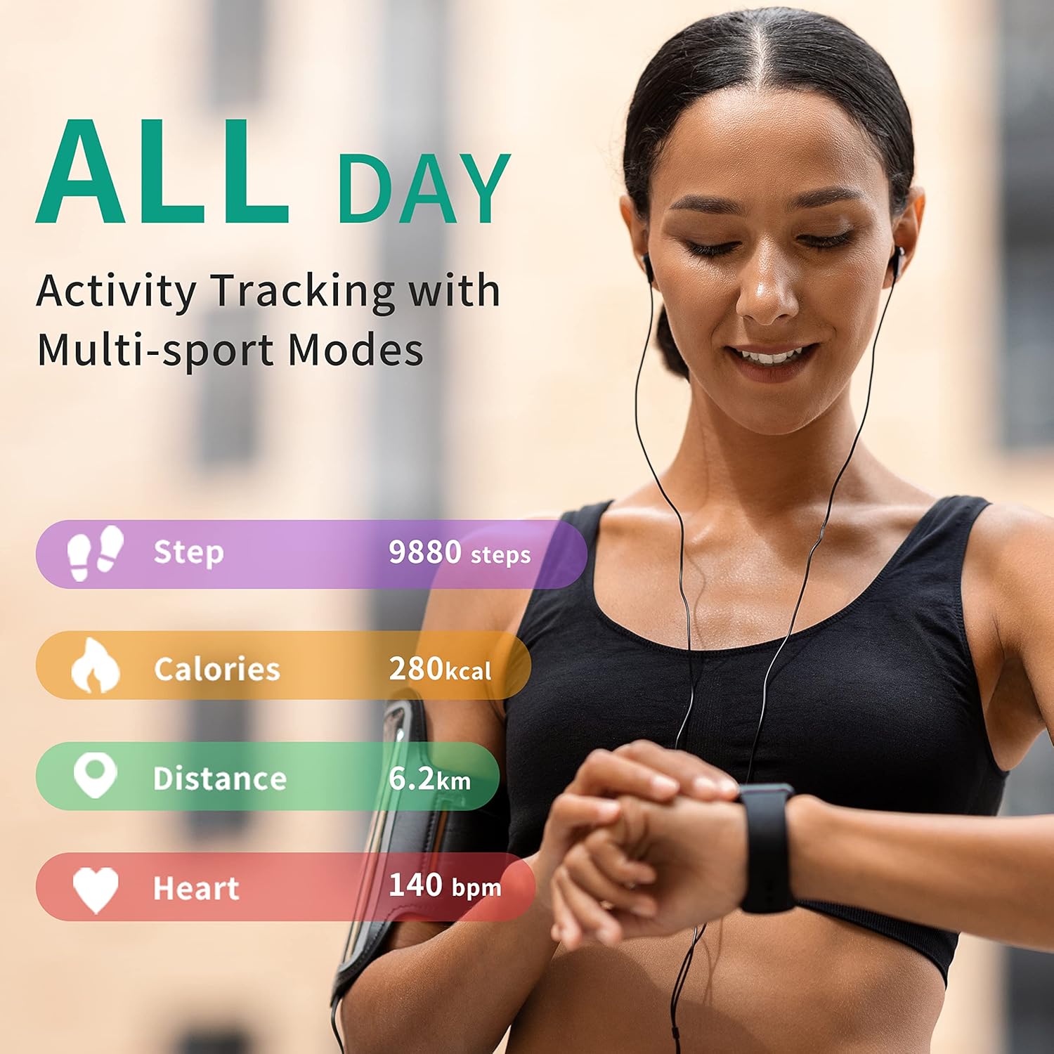 Popglory Smart Watch for Women Men Answer/Make Calls, 1.85" ... - Image 8