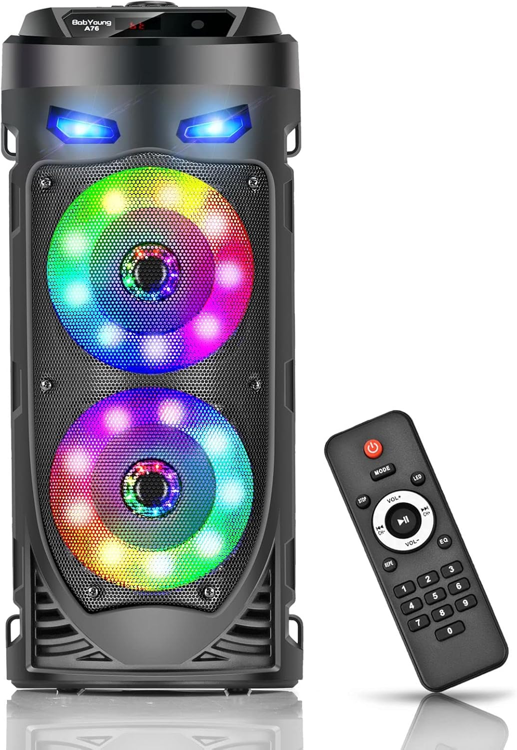 Portable Bluetooth Speaker, 30W Wireless Speaker with Double... - Image 2