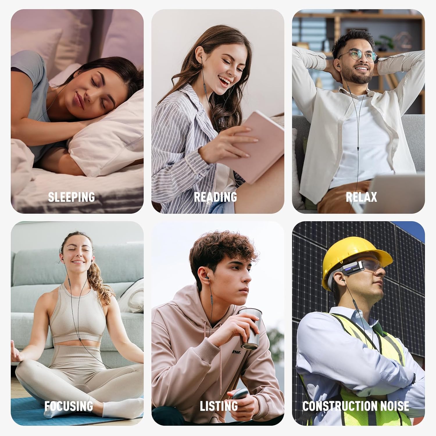 Hearprotek Sleep Headphones, Noise Cancelling Earbuds with M... - Image 8