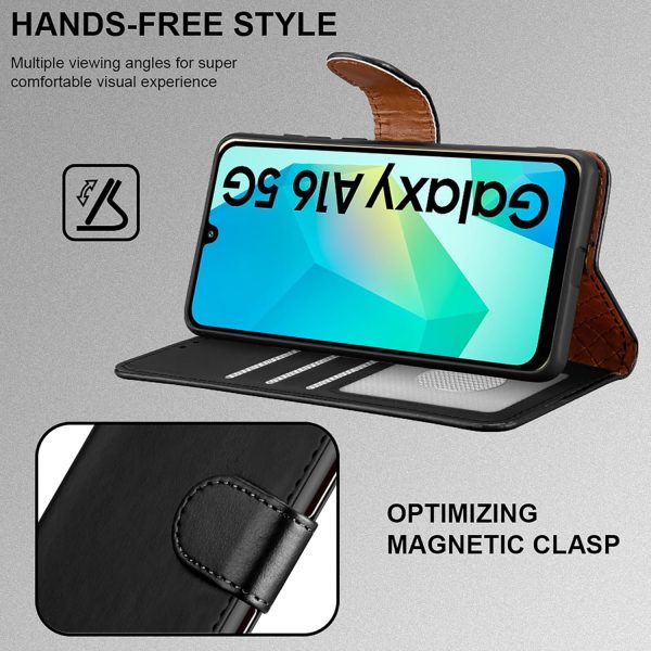 iCatchy for Samsung A16 Case – Leather Wallet Cover, Book Fl... - Image 7