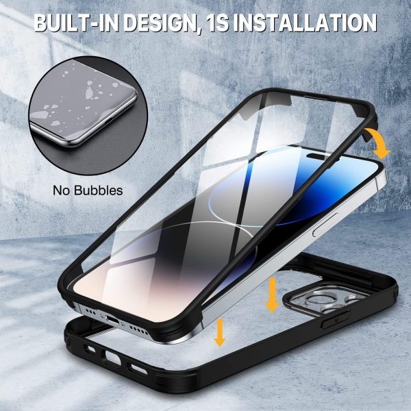 CENHUFO Compatible with iPhone 14 Pro Max Case Built-in Glas... - Image 9
