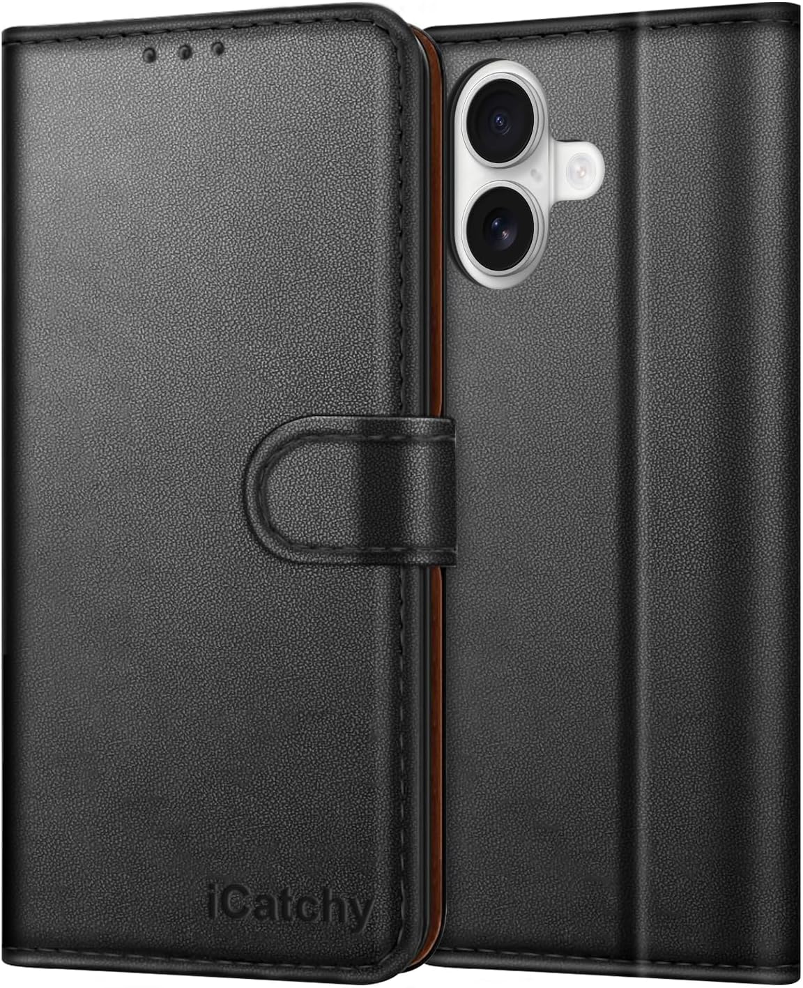 iCatchy for iPhone 17 Case with 3 Card Slots Leather Wallet ... - Image 10