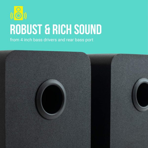 JAM Bluetooth Bookshelf Speakers - Compact, Mains Powered Du... - Image 4