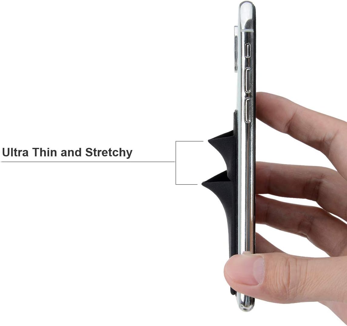 Phone Card Holder Stretchy Wallet Pocket Credit Card ID Case... - Image 4