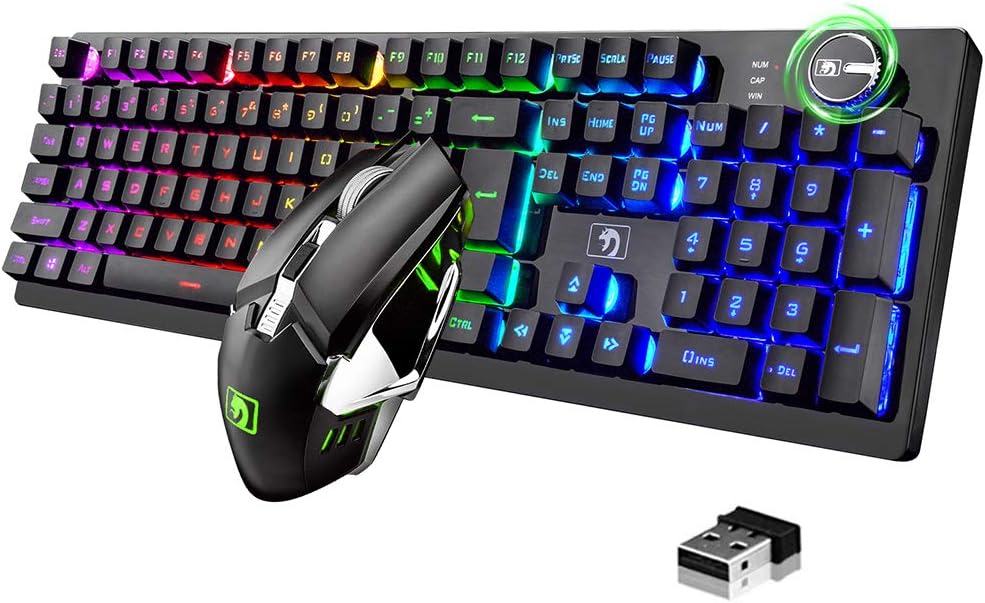 FELiCON K620 Wireless Gaming Keyboard and Mouse Combo, Mecha... - Image 2