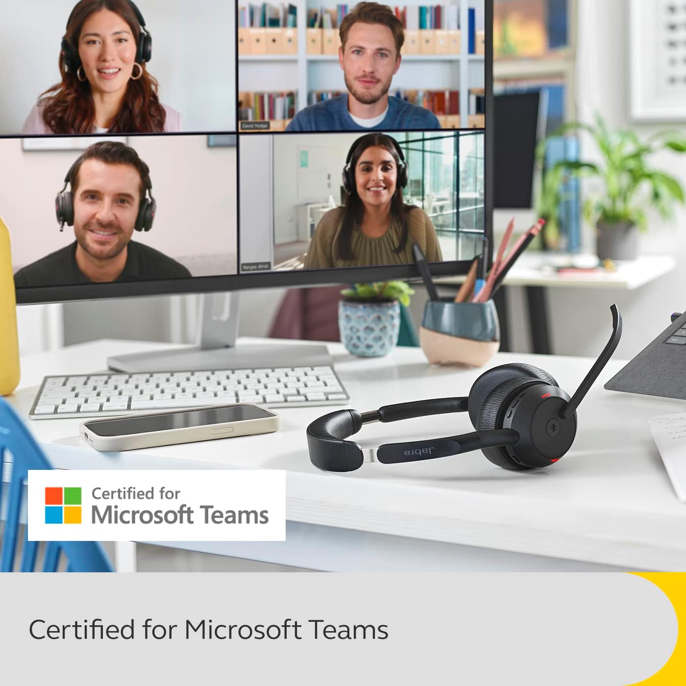 Jabra Evolve2 55 Stereo Wireless Headset Air Comfort Technol... - Image 11