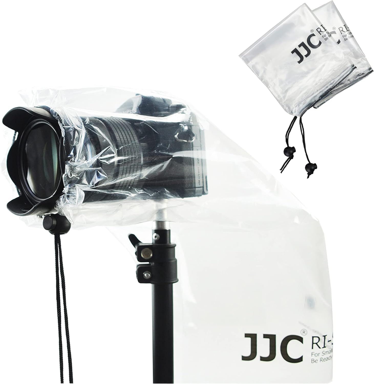 2 Pack JJC Camera Rain Cover Rain Coat Sleeve Protector for ... - Image 2