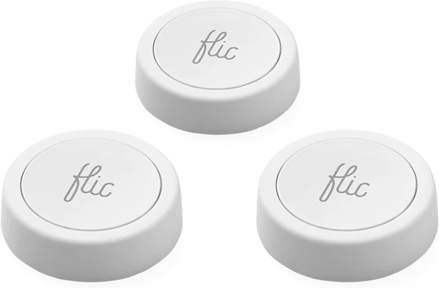 Flic Smart Button White – 3 Pack. Control Lights, Music & Mo... - Image 2
