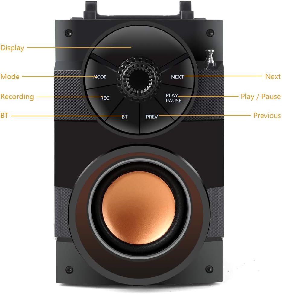 Portable Bluetooth Speakers with Subwoofer Rich Bass Wireles... - Image 9
