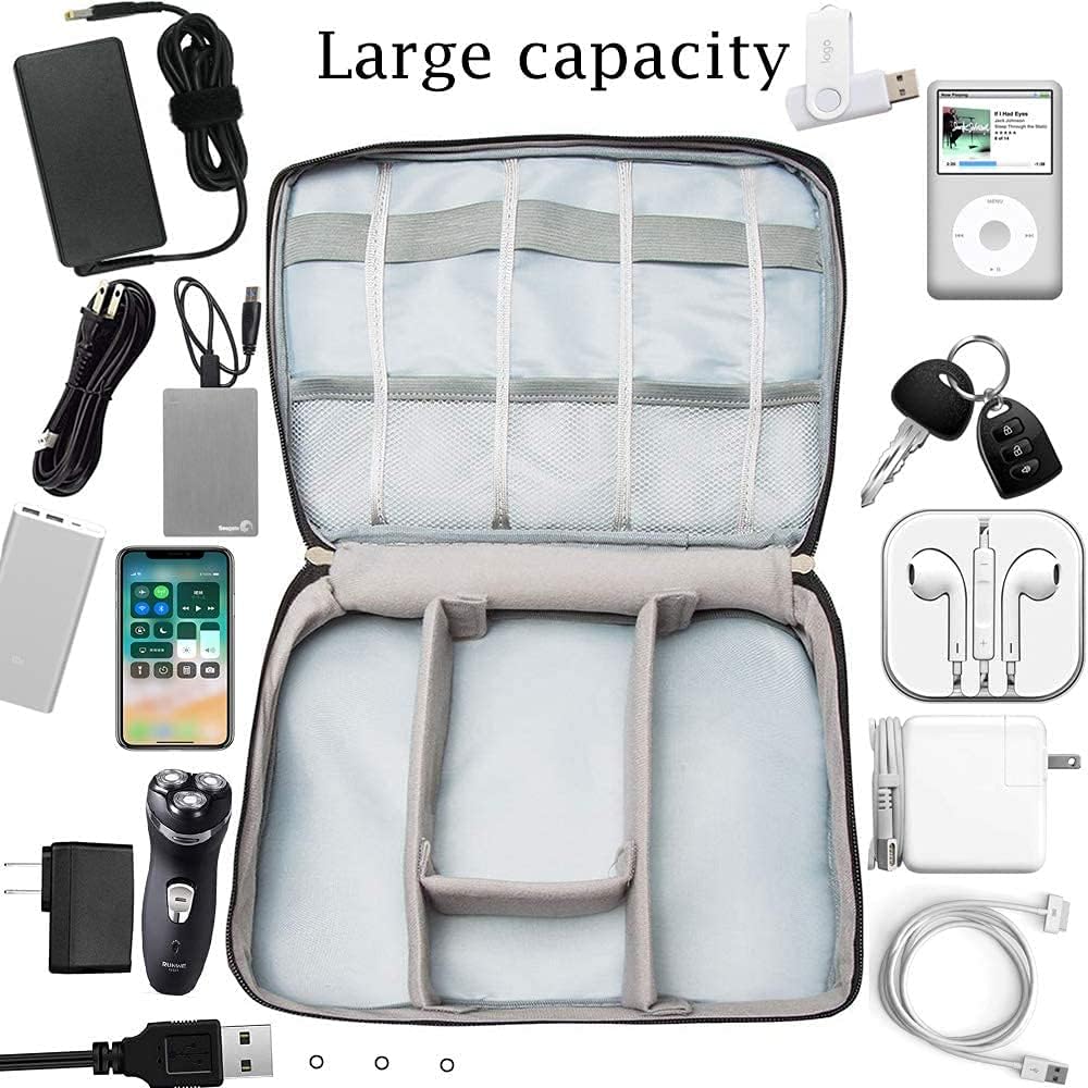 Electronic Organizer, Portable Travel Organizer Bag, Waterpr... - Image 4
