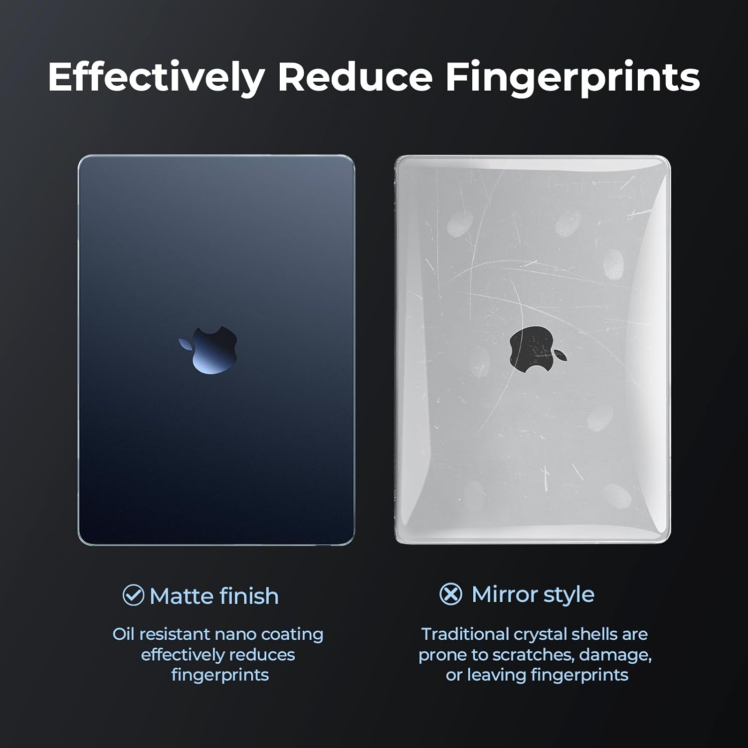 EooCoo Compatible with MacBook Air 13 inch Case 2025 M4 2024... - Image 8