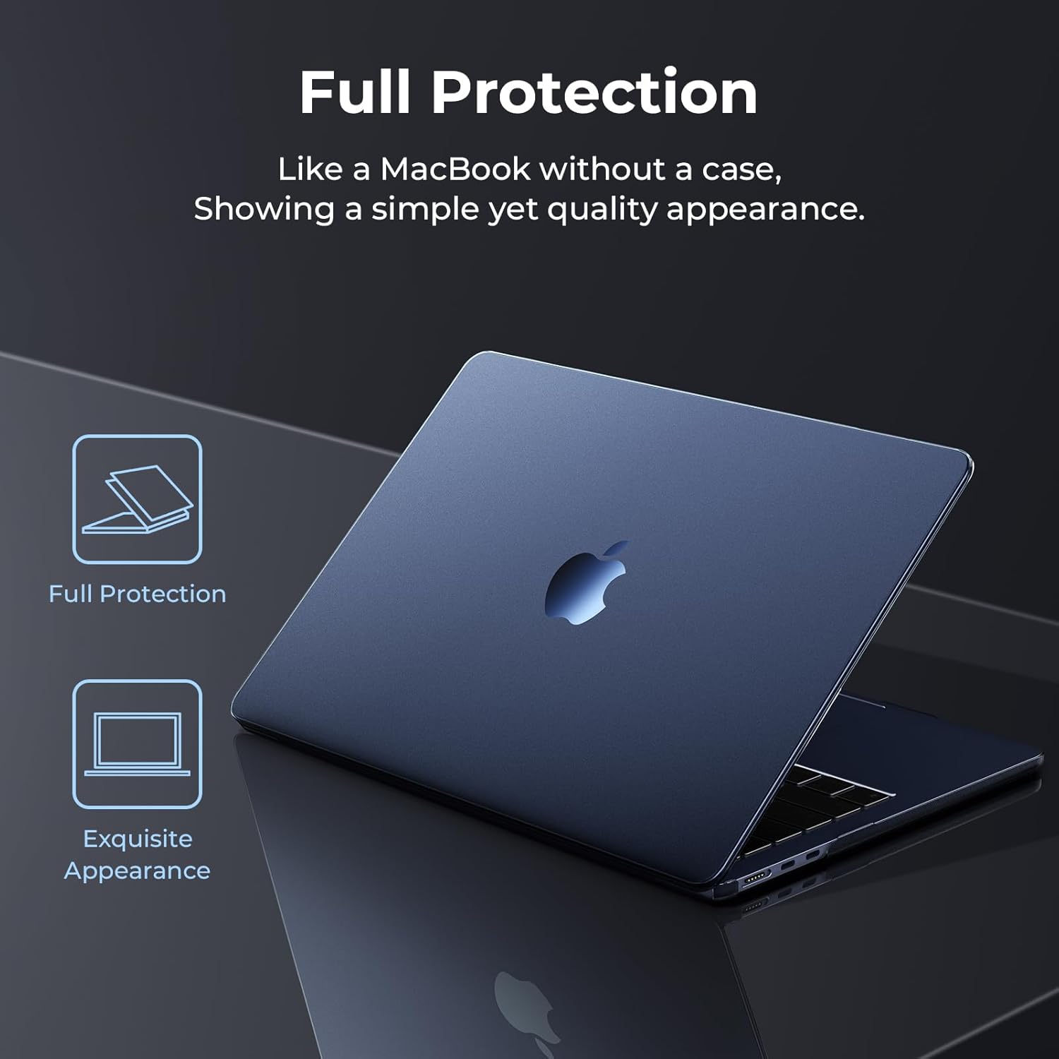 EooCoo Compatible with MacBook Air 13 inch Case 2025 M4 2024... - Image 3