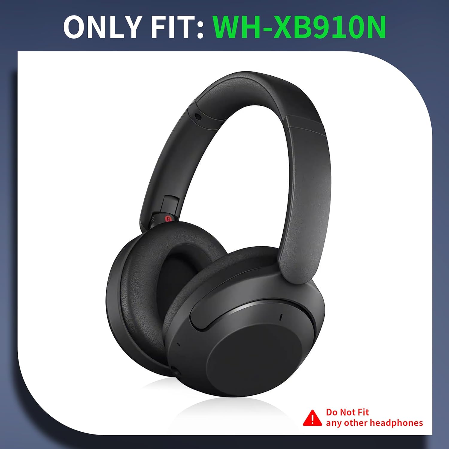 Replacement Ear Pads for Sony WH-XB910, XB910N Extra Bass No... - Image 3