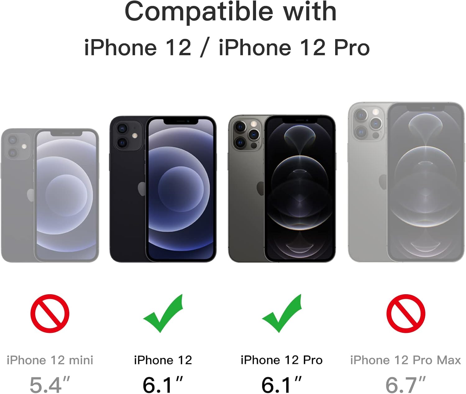 JETech Magnetic Case for iPhone 12/12 Pro 6.1-Inch Compatibl... - Image 3