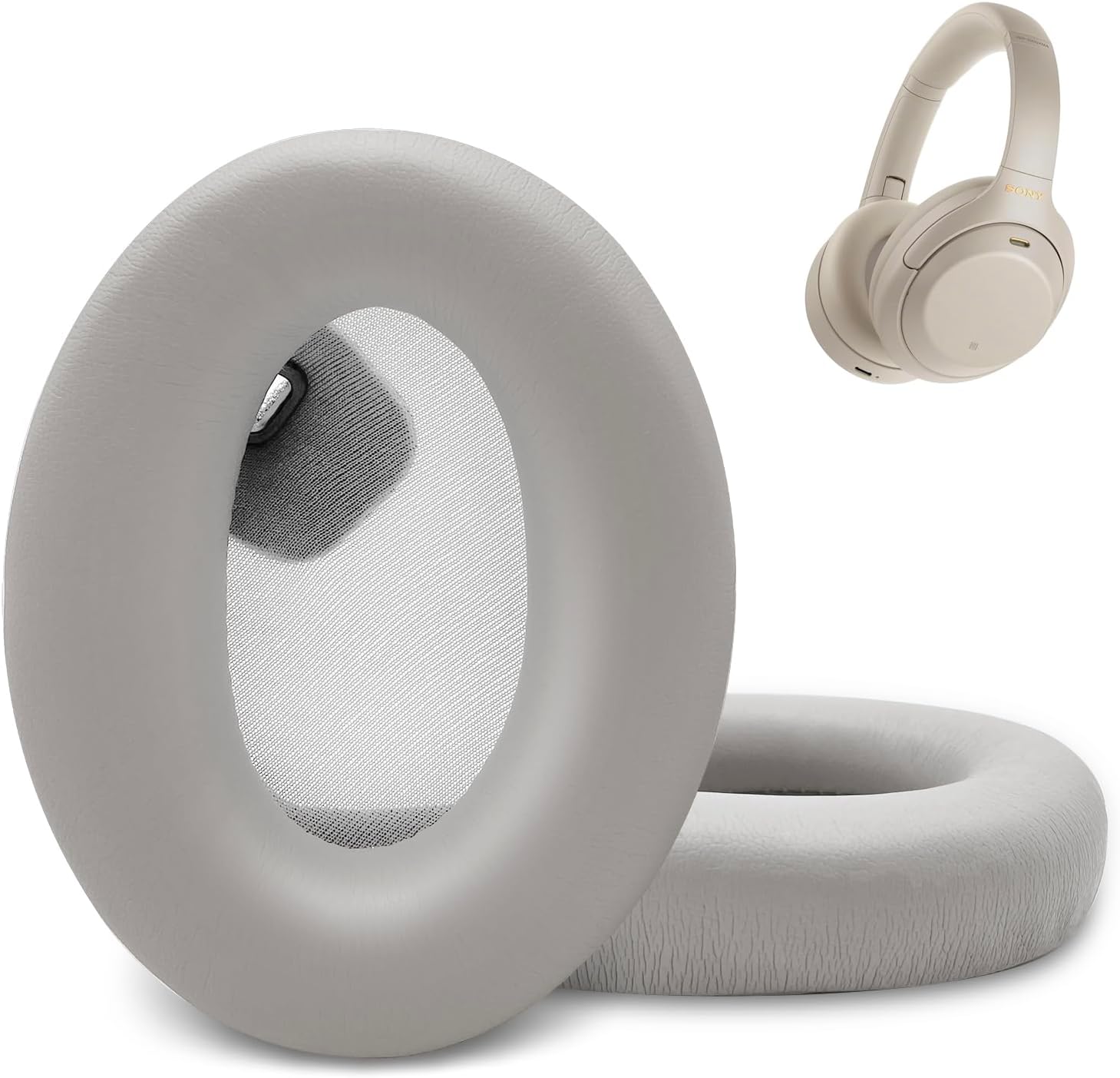 Ear Pads Replacement for Sony WH-1000XM4 - Silver Earpads fo... - Image 2