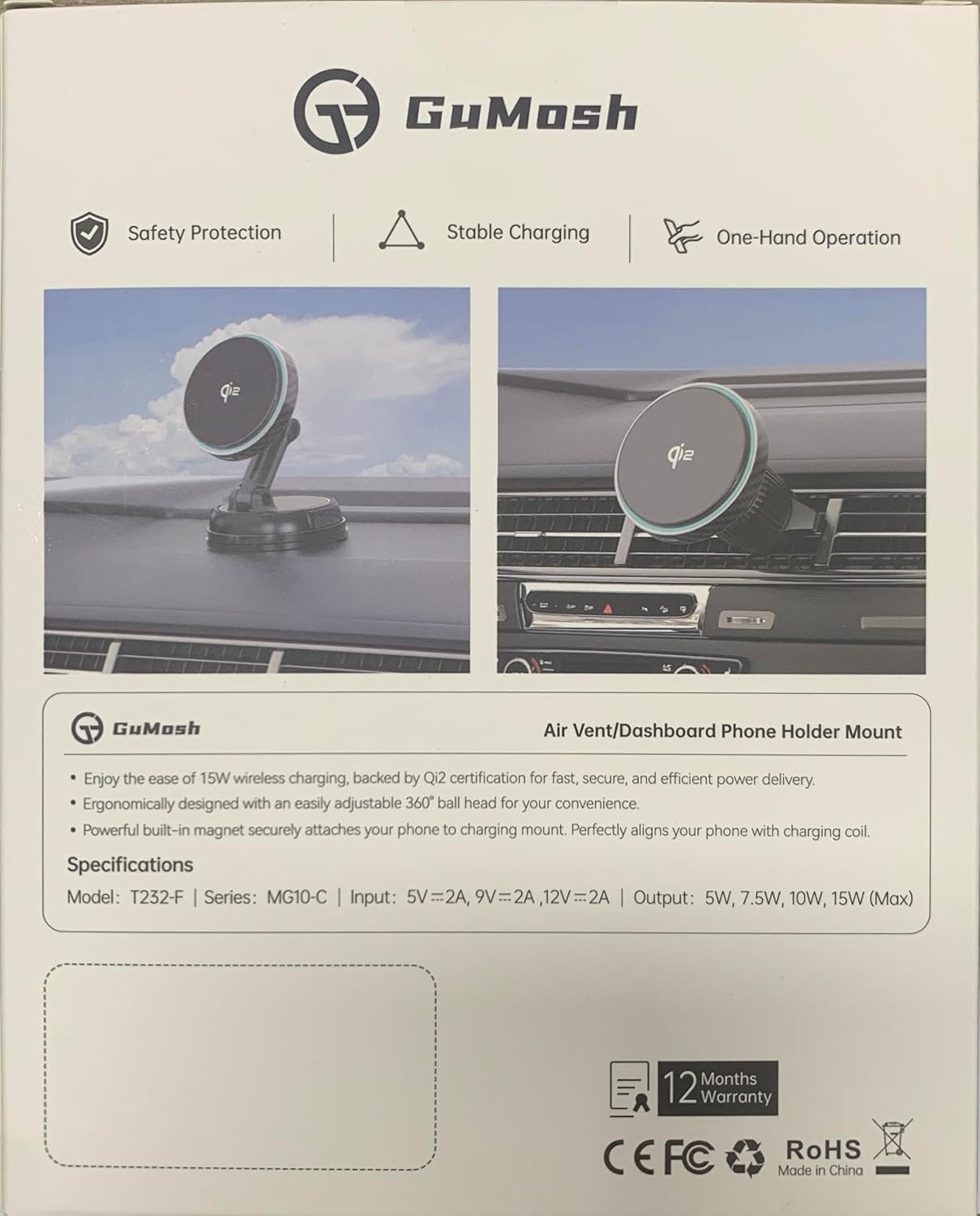 ALAFLY Qi2 Certified 15W for Magsafe Car Mount Charger, [78+... - Image 11