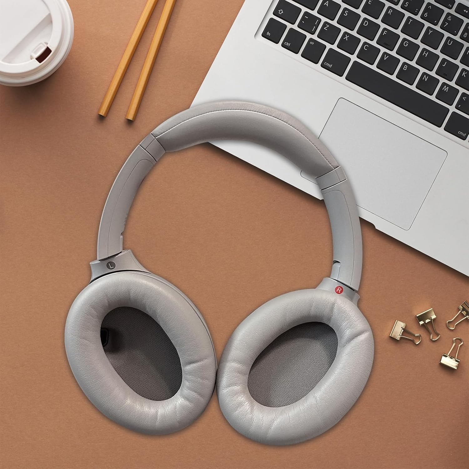 Ear Pads Replacement for Sony WH-1000XM4 - Silver Earpads fo... - Image 9