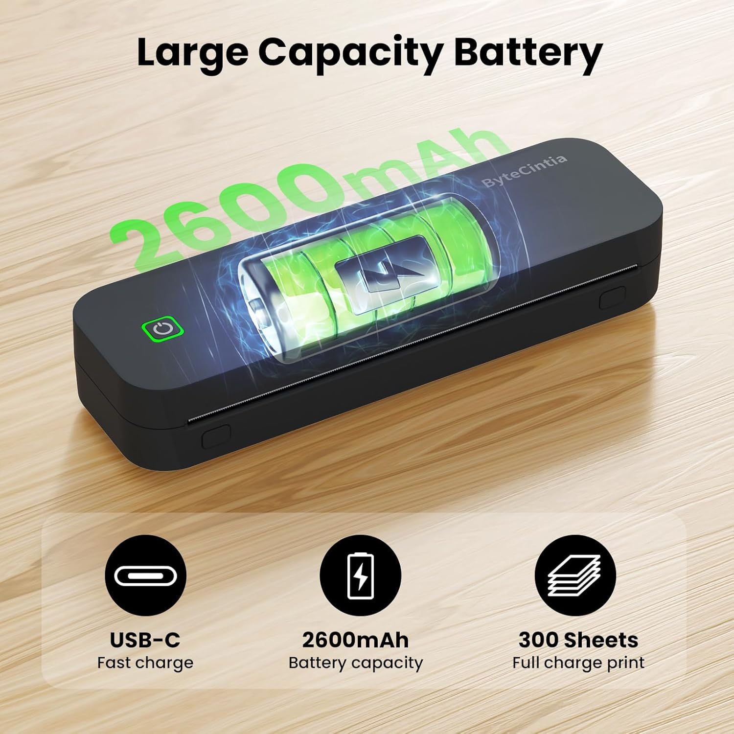 Portable Printer for Travel, Bluetooth Thermal Printer Suppo... - Image 7