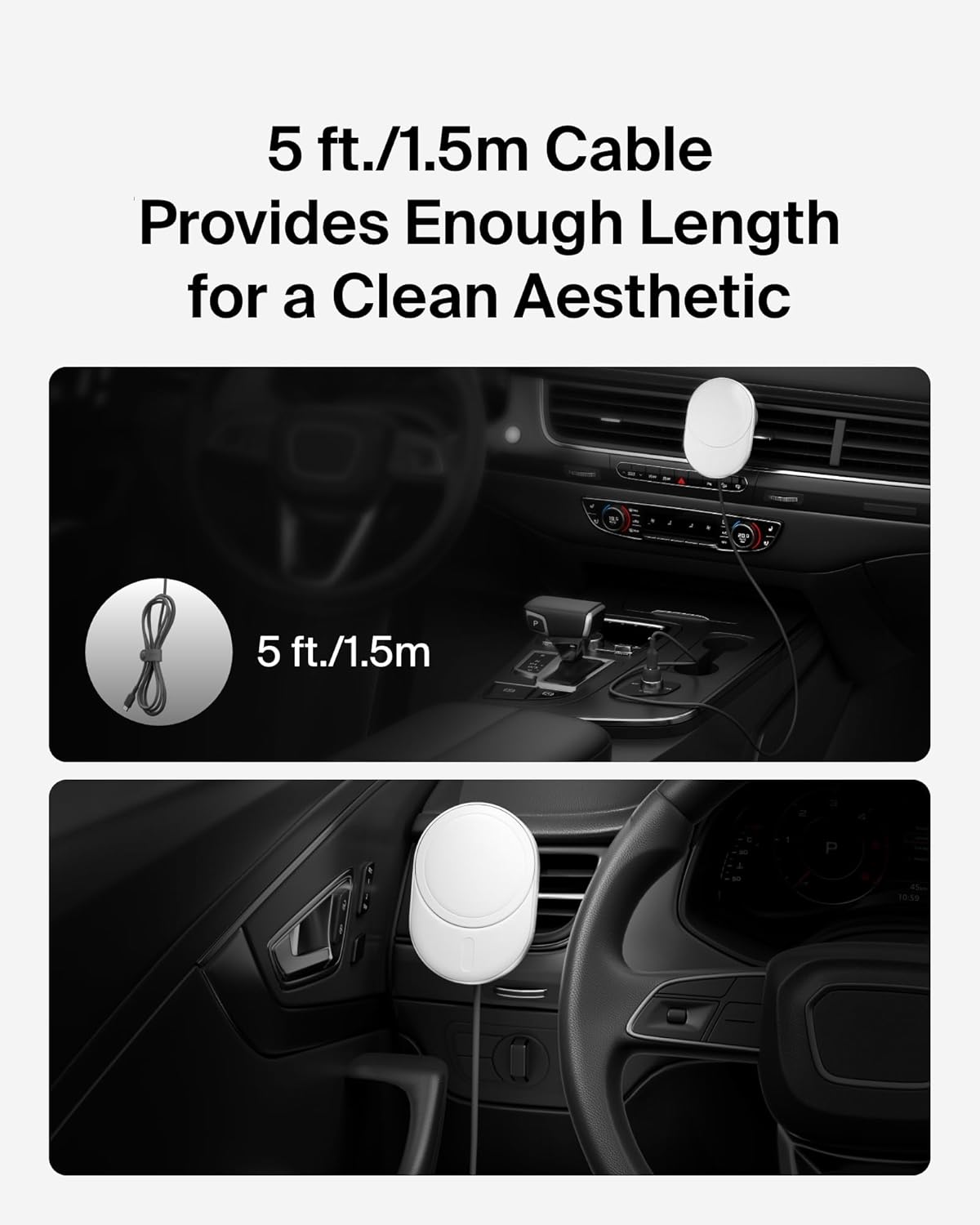 Belkin BoostCharge Pro Magnetic Wireless Car Charger with Qi... - Image 8