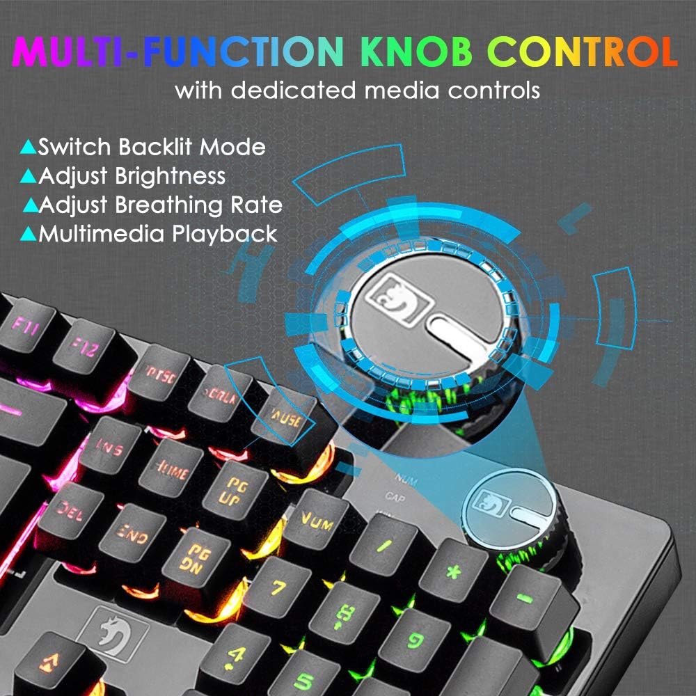 FELiCON K620 Wireless Gaming Keyboard and Mouse Combo, Mecha... - Image 6