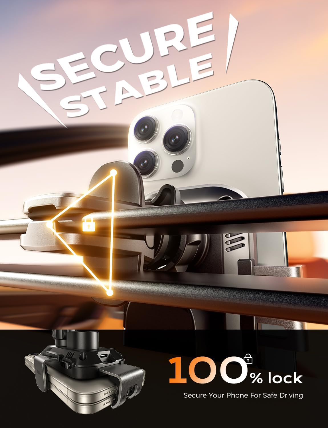 CHGeek Car Phone Holder Wireless Charger, Wireless Car Charg... - Image 8