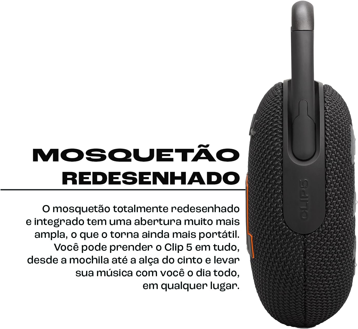 JBL Clip 5 Ultra-Portable Bluetooth Speaker with Integrated ... - Image 5