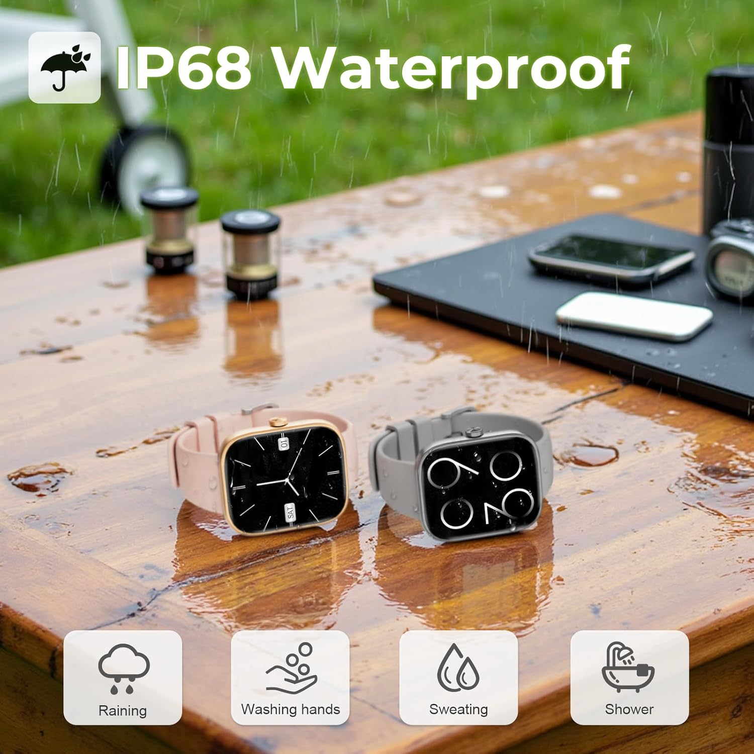 Smart Watch for Men Women(Answer/Make Calls), 1.83"HD Fitnes... - Image 7