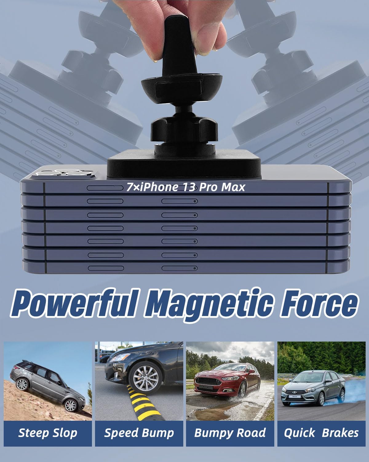 Maxesla 15W Magnetic Car Charger, Fast Charging Magnetic Car... - Image 4