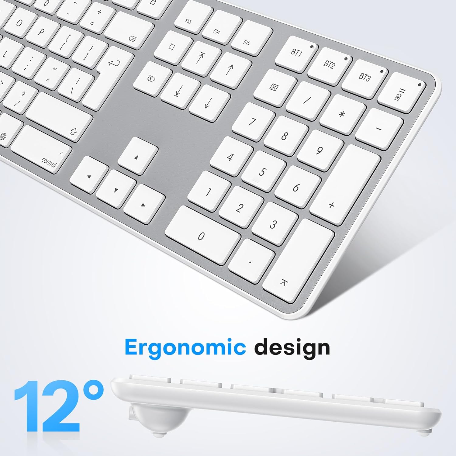 OMOTON Wireless Bluetooth Keyboard Mouse Rechargeable for Ma... - Image 8