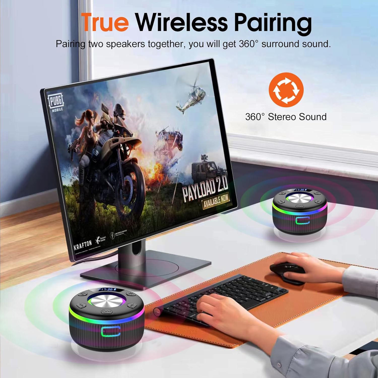 Bluetooth Shower Speaker, Portable Bluetooth Wireless with T... - Image 7