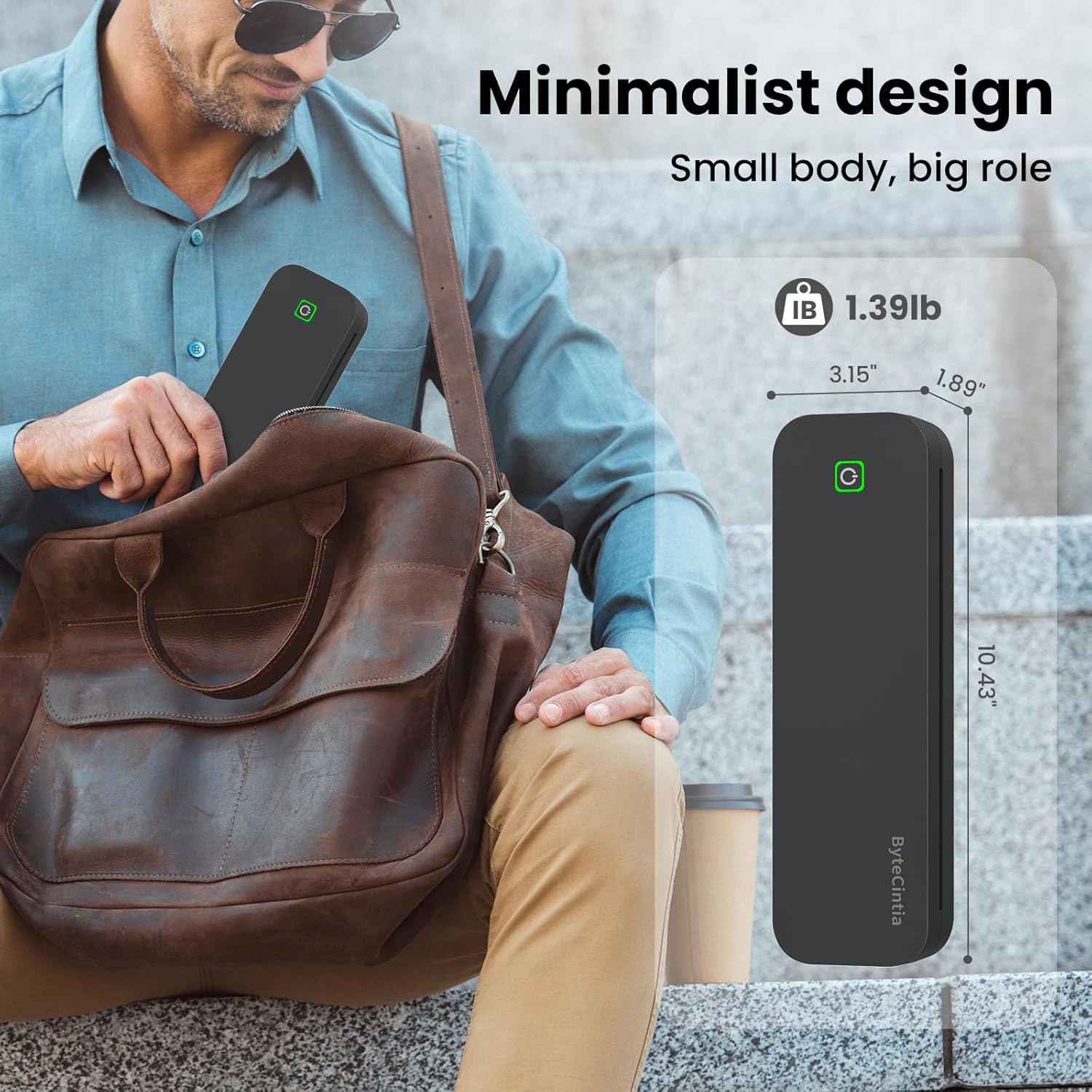 Portable Printer for Travel, Bluetooth Thermal Printer Suppo... - Image 3