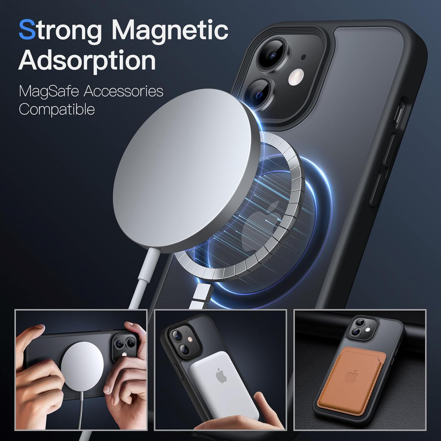 JETech Magnetic Case for iPhone 12/12 Pro 6.1-Inch Compatibl... - Image 4