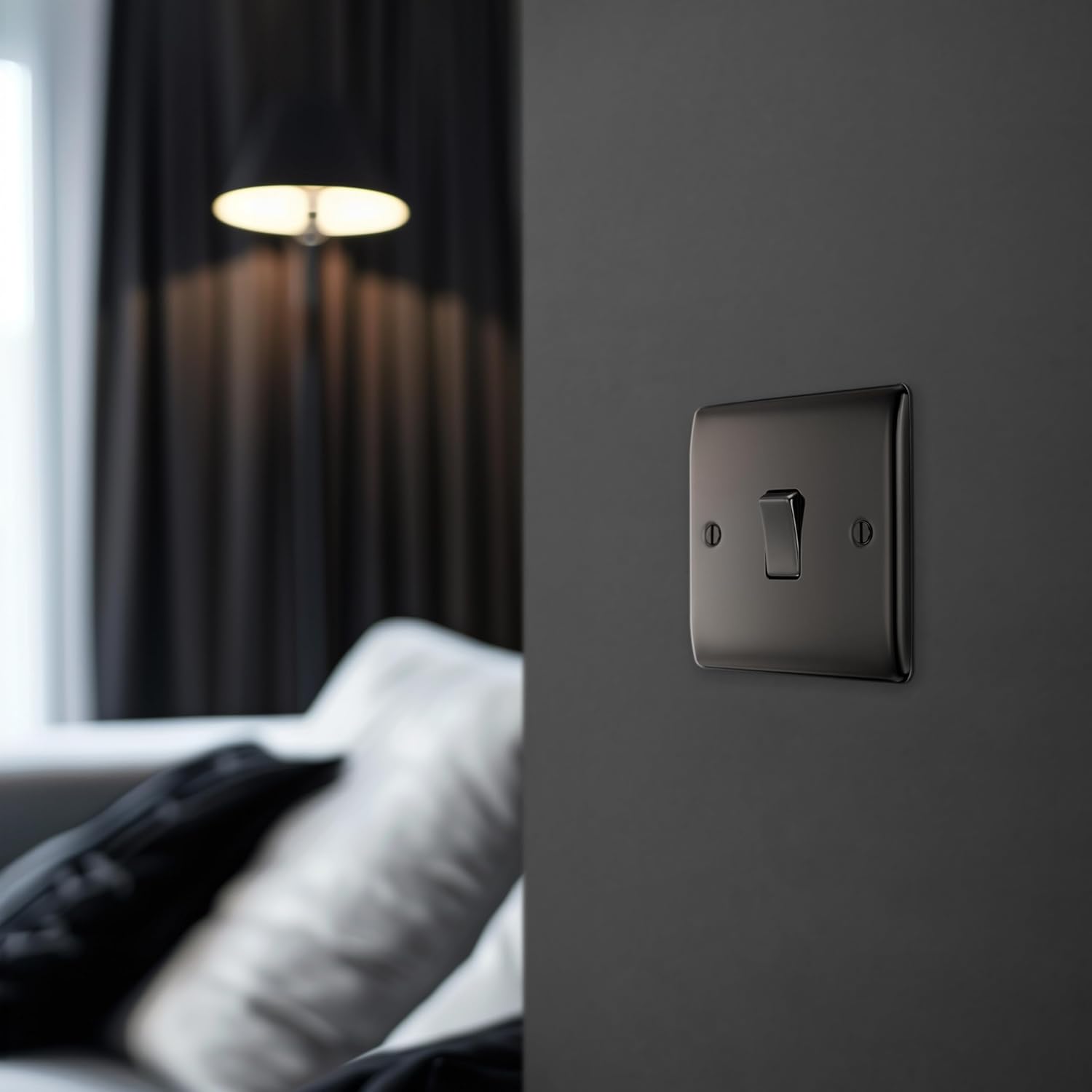 BG Electrical Single Wall Light Switch, 2 Way, Raised and Sl... - Image 8