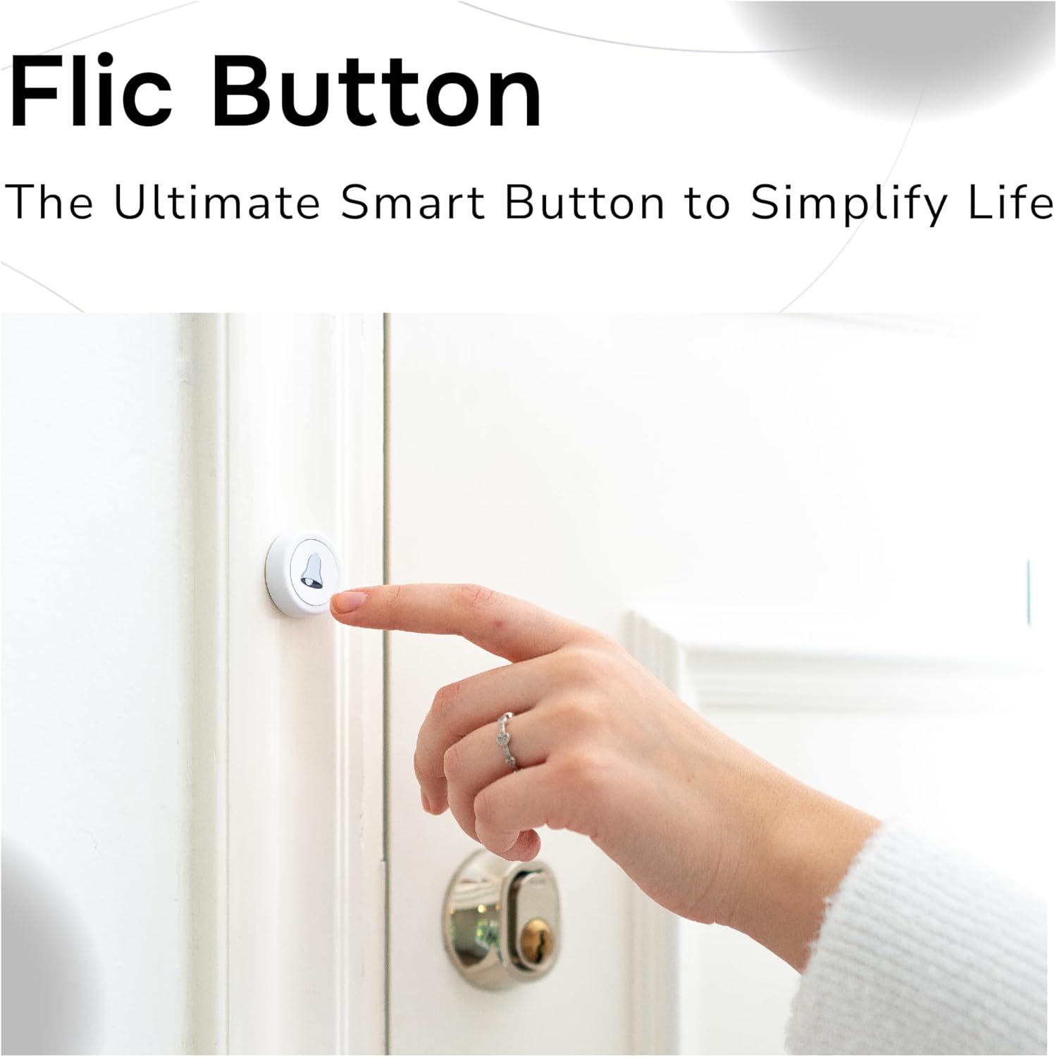 Flic Smart Button White – 3 Pack. Control Lights, Music & Mo... - Image 3