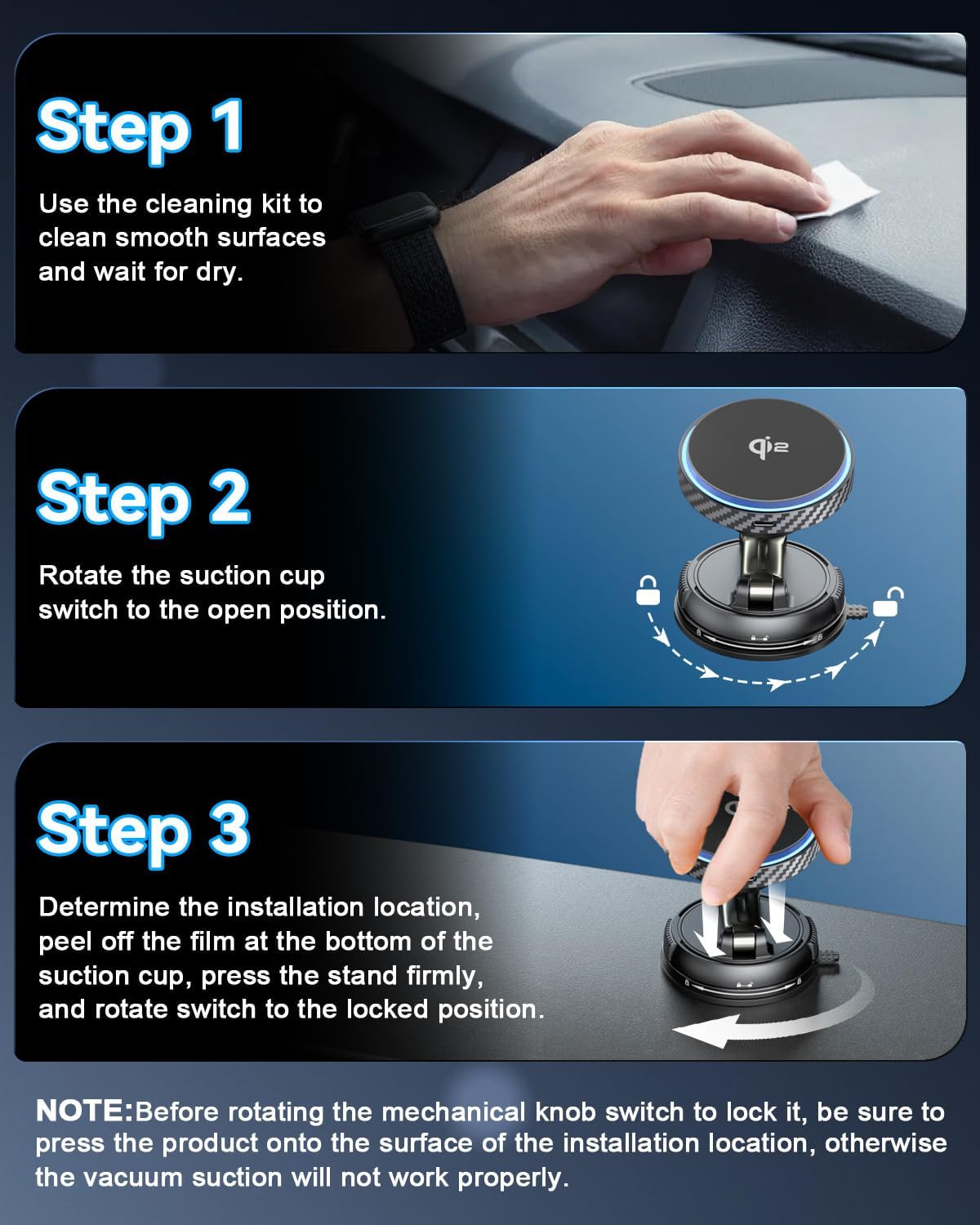 ALAFLY Qi2 Certified 15W for Magsafe Car Mount Charger, [78+... - Image 7