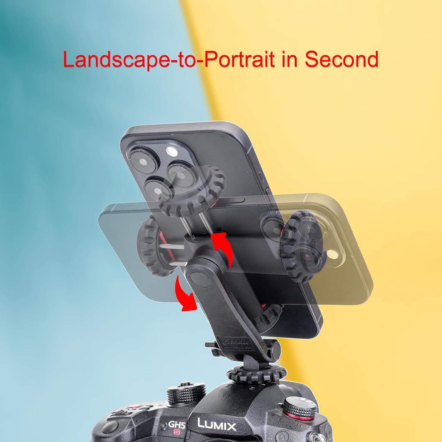 zeadio Camera Cold Shoe Smartphone Mount Holder Adapter, Cel... - Image 6