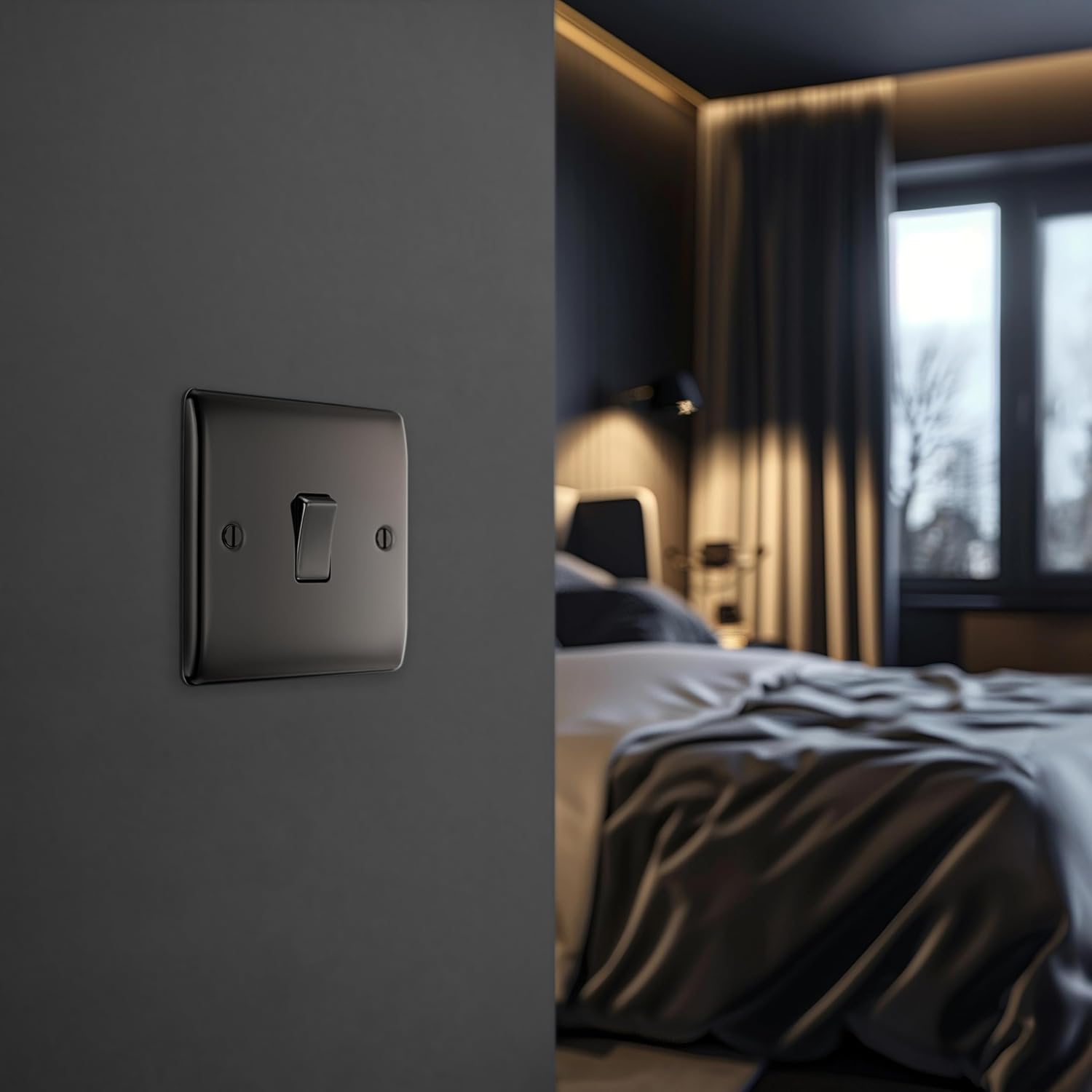 BG Electrical Single Wall Light Switch, 2 Way, Raised and Sl... - Image 7