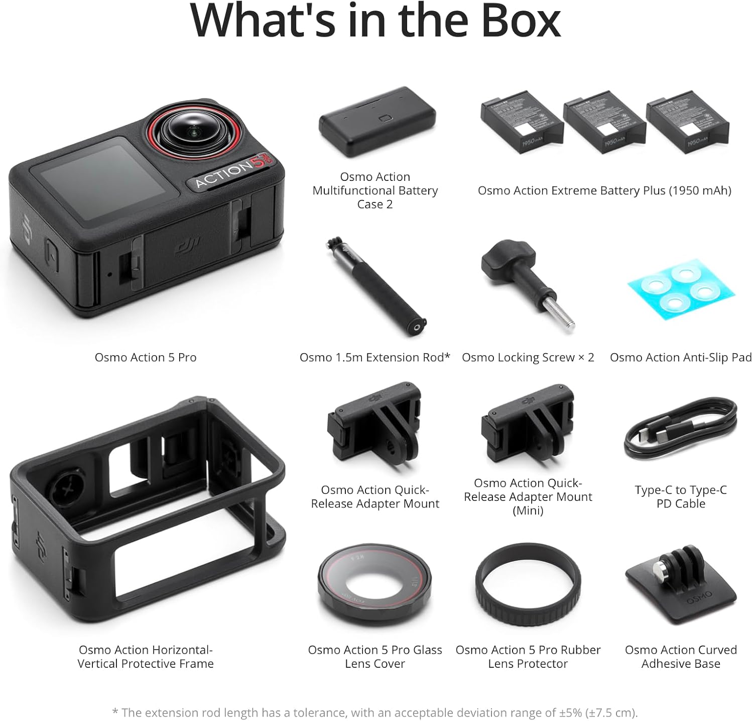 DJI Osmo Action 5 Pro Adventure Combo, 4K Action Camera 1/1.... - Image 5