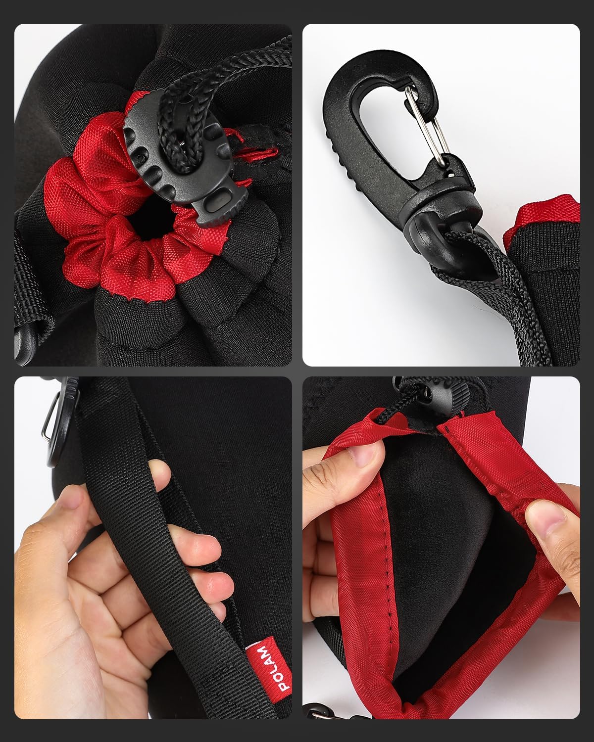 4 Pack Thick Lens Pouch Set for Protect DSLR Camera Len, Len... - Image 6