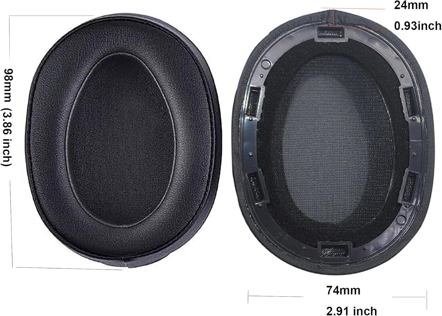 Replacement Earpads Cushion for Sony MDR-100ABN MDR 100ABN M... - Image 4