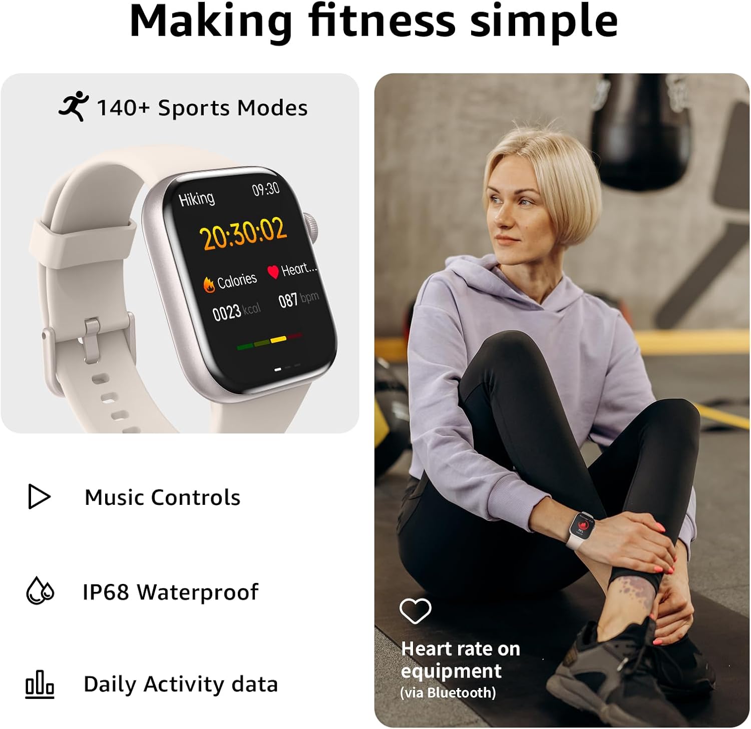 Smart Watch for Men Women Answer/Make Call, 1.85" Smartwatch... - Image 3