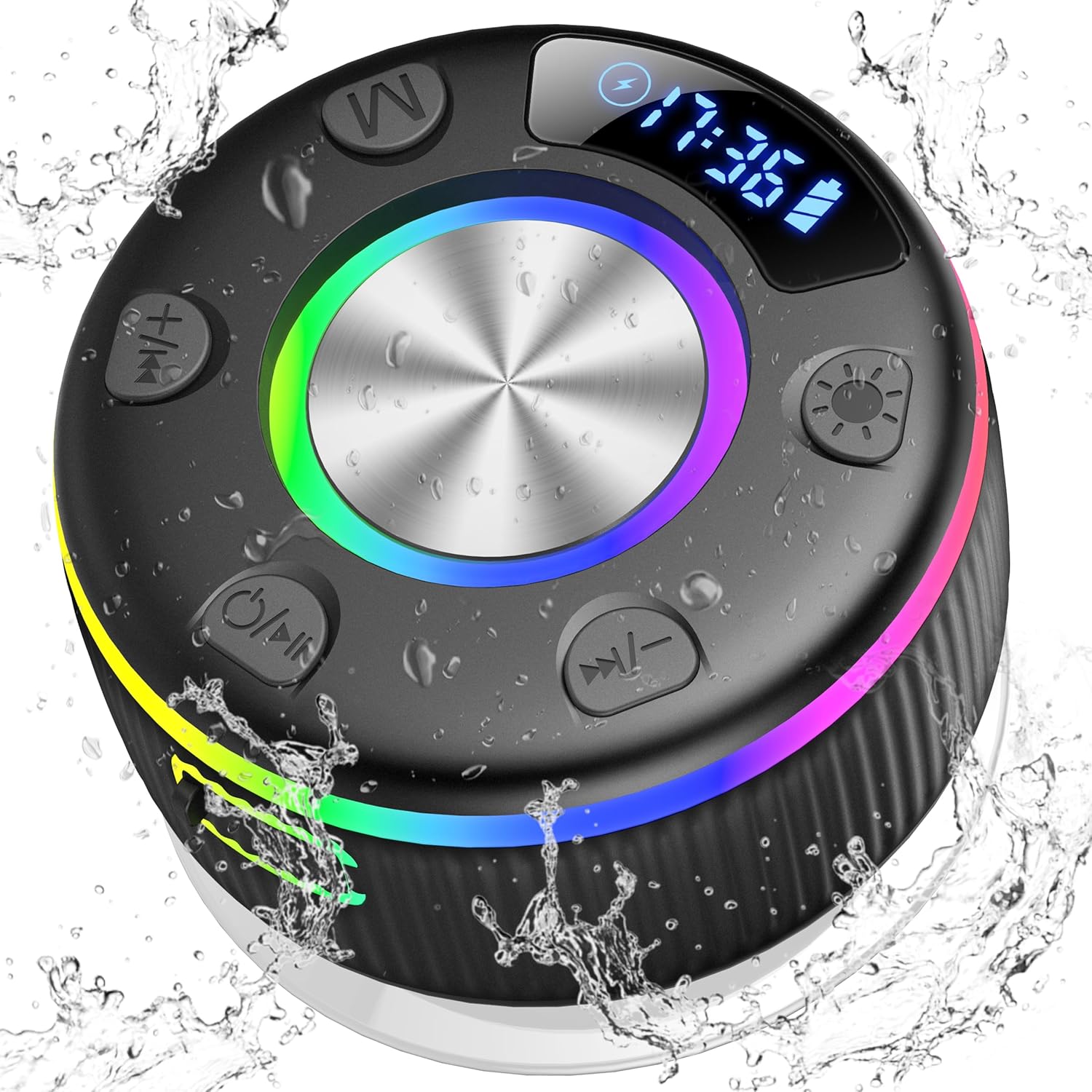 Bluetooth Shower Speaker, Portable Bluetooth Wireless with T... - Image 2