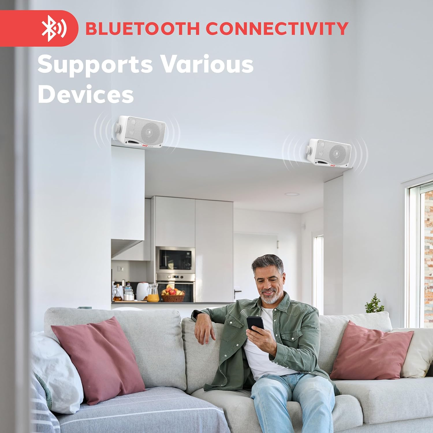 Pyle Portable Wireless Speaker - Bluetooth Speaker – Set of ... - Image 7