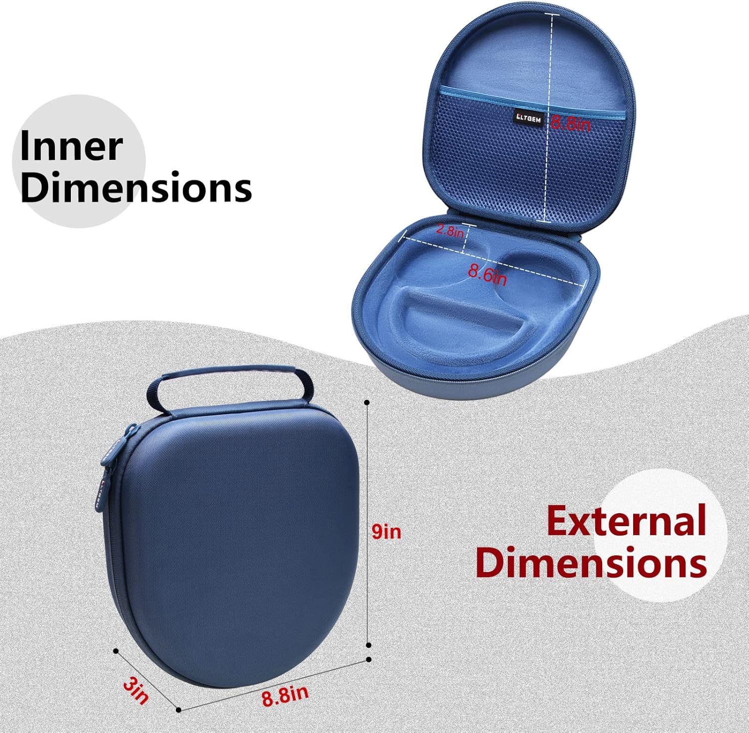 LTGEM Case Compatible with Sony WH-CH720N / WH-CH520 / WHCH7... - Image 4