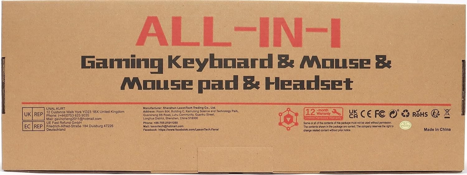 Gaming Keyboard and Mouse Set, 60% Wired Compact Gaming Keyb... - Image 12