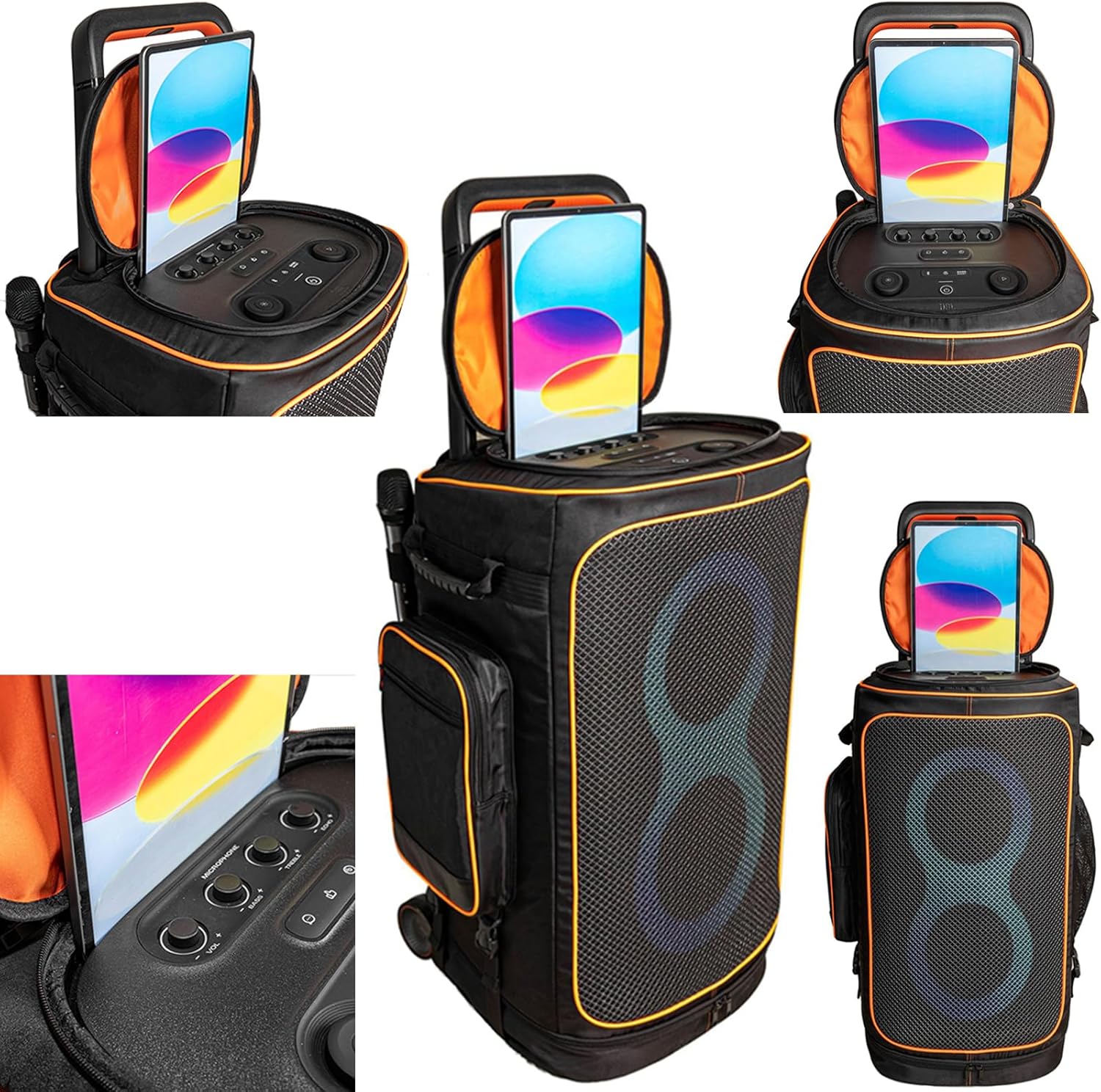 Carry Case Portable Tote Bag Travel Rugged Cover for JBL Par... - Image 4