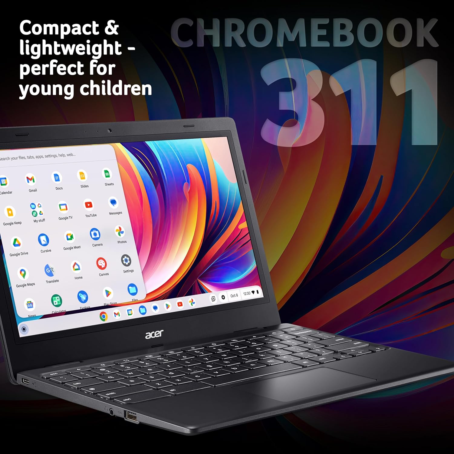 Acer Chromebook 311 CBOA311-1H Laptop - Intel Celeron N4500,... - Image 3