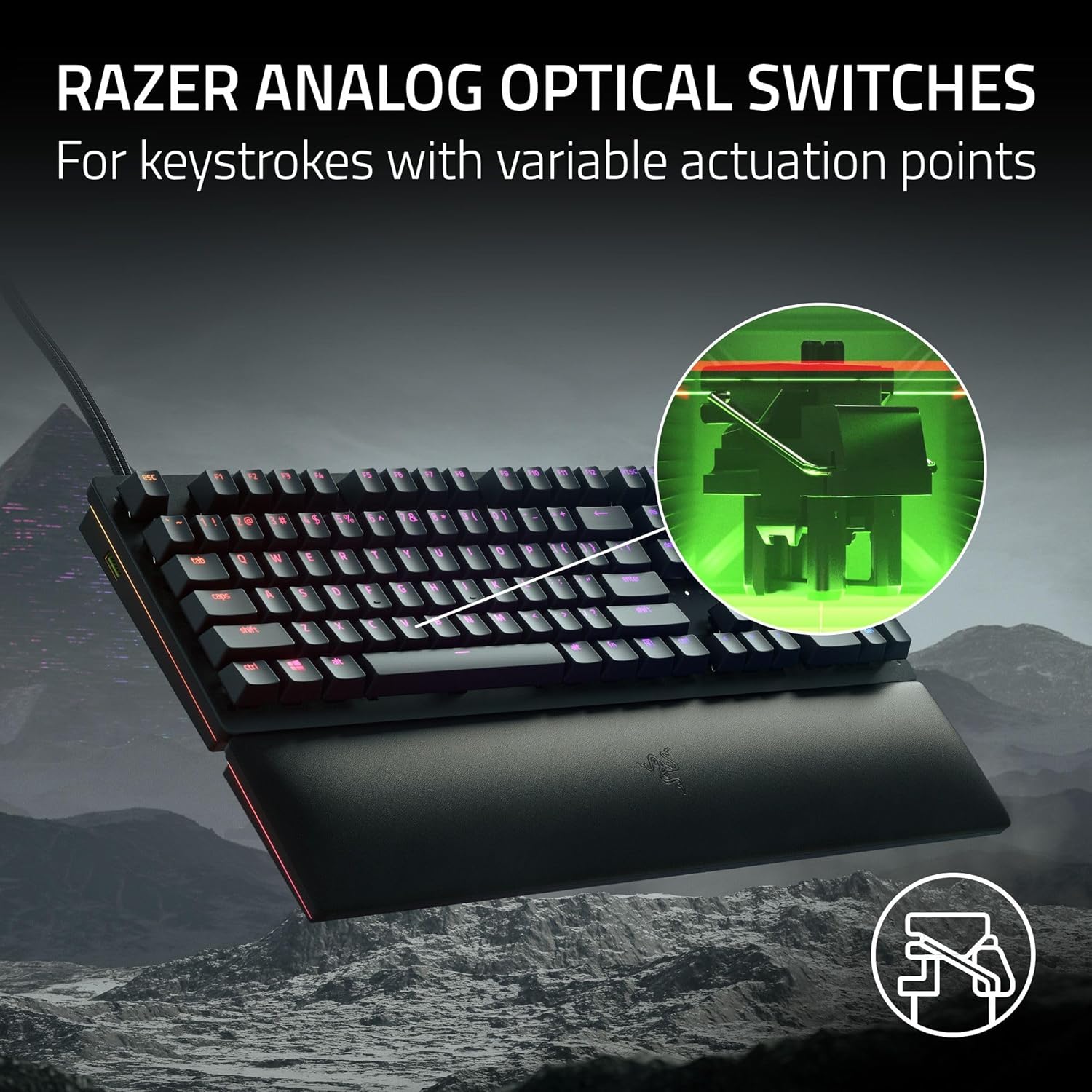 Razer Huntsman V2 (Analog Switch) - Optical Gaming Keyboard ... - Image 3