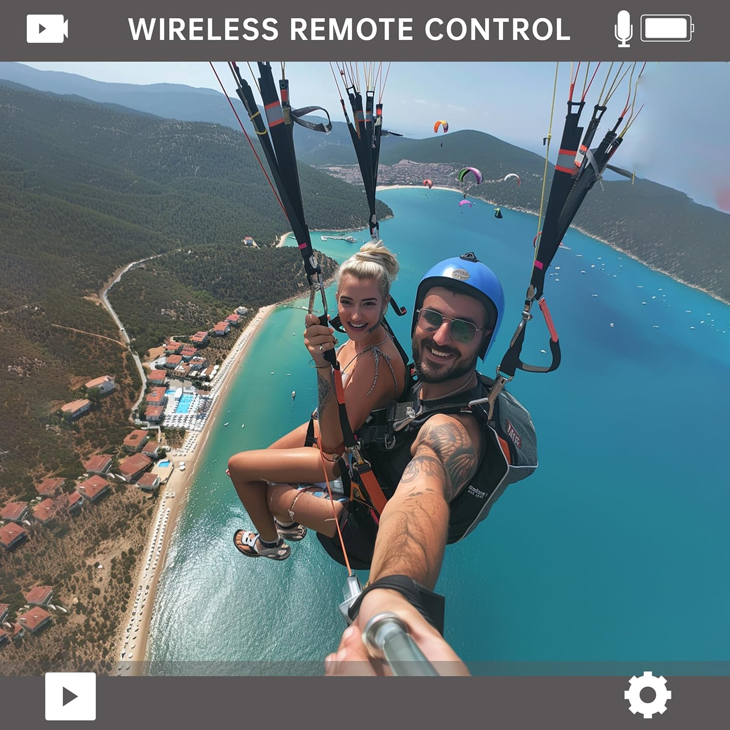 Action Camera 4K 60FPS, 40M Ultra HD Underwater Camera, 30MP... - Image 8